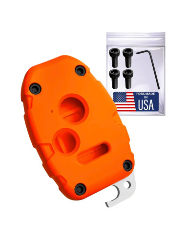 Funda de Llave Honda Dubbs HKF Naranja Brillante 3 Botones