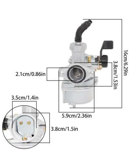 Carburador Waltyotur para Honda CRF70F y XR70R 48mm