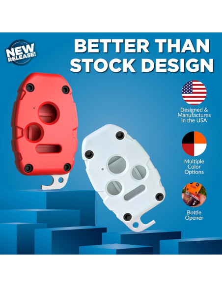 Funda de Llave Honda Dubbs HKF Naranja Brillante 3 Botones