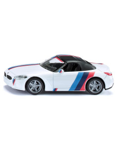 Coche de Juguete Siku BMW Z4 M40i Blanco 1:50 con Pegatinas