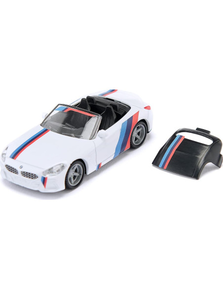 Coche de Juguete Siku BMW Z4 M40i Blanco 1:50 con Pegatinas