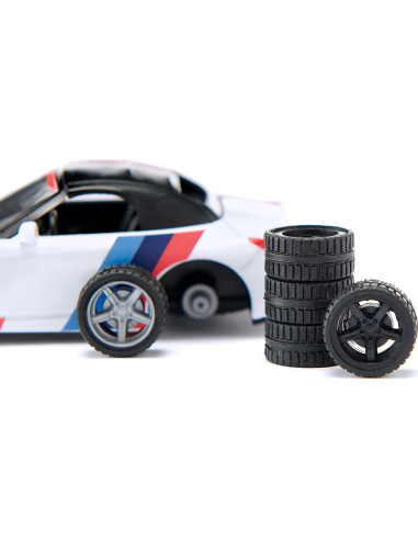 Coche de Juguete Siku BMW Z4 M40i Blanco 1:50 con Pegatinas