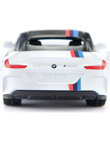 Coche de Juguete Siku BMW Z4 M40i Blanco 1:50 con Pegatinas