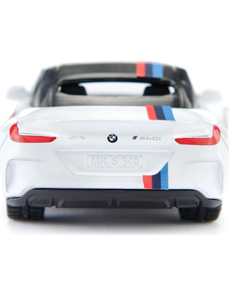 Coche de Juguete Siku BMW Z4 M40i Blanco 1:50 con Pegatinas