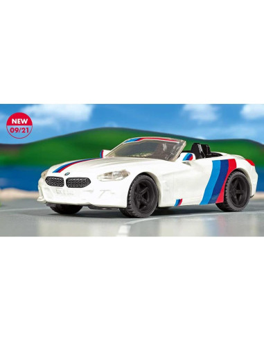 Coche de Juguete Siku BMW Z4 M40i Blanco 1:50 con Pegatinas