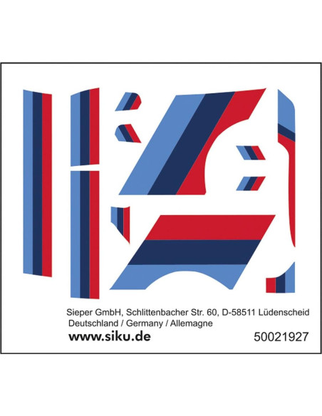 Coche de Juguete Siku BMW Z4 M40i Blanco 1:50 con Pegatinas