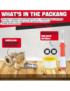 Acoplador Pivotante Meteor Blast 120 5 Ángulos 5000 PSI 2