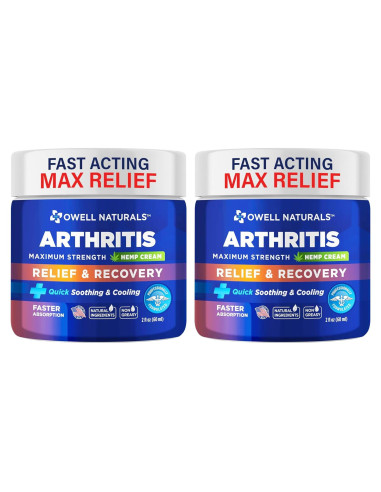 Crema para Articulaciones y Músculos Owell Naturals 2x60ml