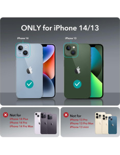 Funda Bumper ESR para iPhone 14/13 Transparente Resistente 2