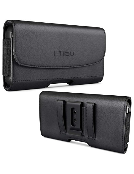 Funda de Cintura PiTau para Galaxy S24+ S23+ S22+ Negro