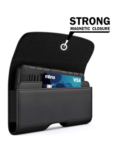 Funda de Cintura PiTau para Galaxy S24+ S23+ S22+ Negro