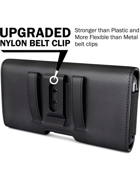 Funda de Cintura PiTau para Galaxy S24+ S23+ S22+ Negro