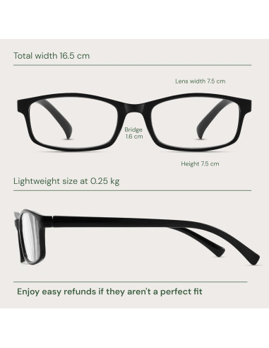 Gafas de Lectura Gaoye para Mujeres 1.25x Anti Luz Azul