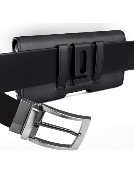 Funda de Cintura PiTau para Galaxy S24+ S23+ S22+ Negro