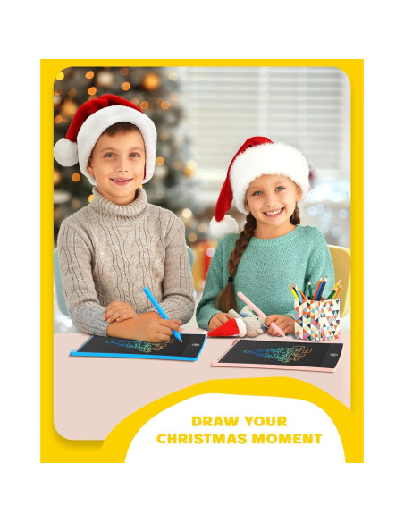 Tableta de Escritura LCD Bravokids 2 Pack 10" Colorida