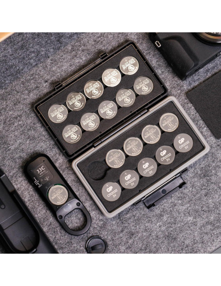 Estuche para Baterías JJC para 20x CR2032 CR2025 Resistente