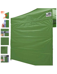 Pared de Sombra Eurmax 3,05x3,05m Verde Campo 2