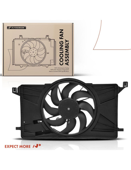 Ventilador de Refrigeración A-Premium para Ford Focus 2012-2018