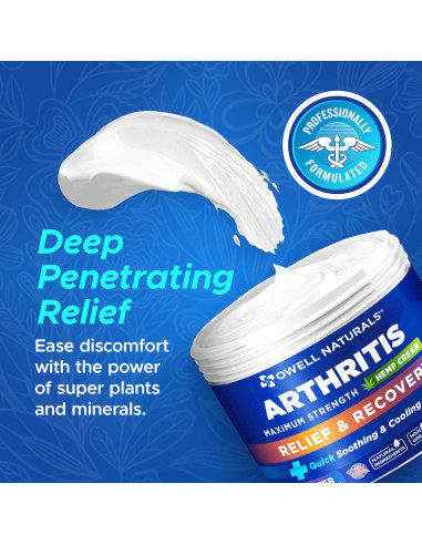 Crema para Articulaciones y Músculos Owell Naturals 2x60ml