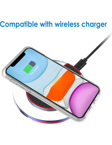 Funda JETech para iPhone 11 15.4x8x1.2cm, Transparente