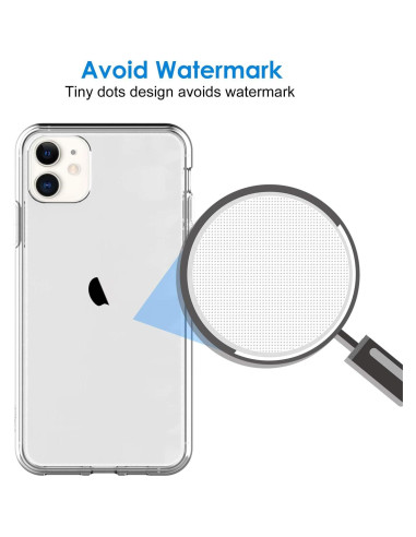 Funda JETech para iPhone 11 15.4x8x1.2cm, Transparente