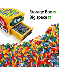 Juego de Bloques de Construcción VIIOVOIIV 4500 Piezas 20x13x18cm 2