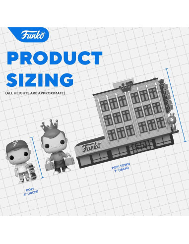 Funko POP Town Harry Potter Dumbledore y Hogwarts 10,8 cm