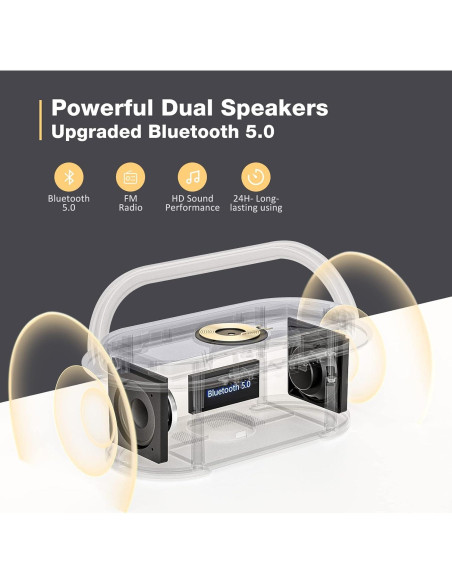 Altavoz Bluetooth COLSUR con Cargador Inalámbrico 15W Altavoz Bluetooth COLSUR con Cargador Inalámbrico 15W