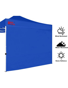 Lateral Carpa MASTERCANOPY 10x10 Plegable Azul UV 50+ 2