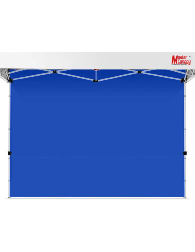 Lateral Carpa MASTERCANOPY 10x10 Plegable Azul UV 50+
