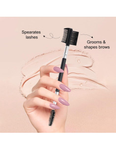 2 Piezas Cepillo Doble Cabeza Cejas y Pestañas MUIIGOOD 2