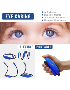 Luz de Lectura Vekkia para el Cuello - 3 Colores, 9 Brillos 2