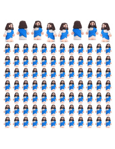 Bememo 100 Figuras de Jesús de Goma para Fiestas Religiosas