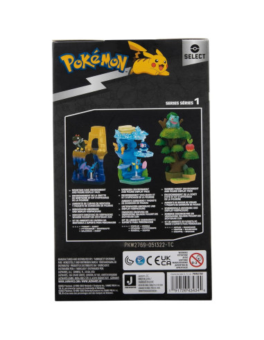 Conjunto de Exhibición Pokémon Select - Bosque con Figuras