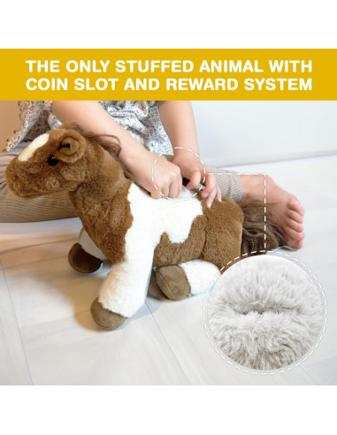 Caballo de Peluche Bene Buddies Haylo con Libro de Cuentos