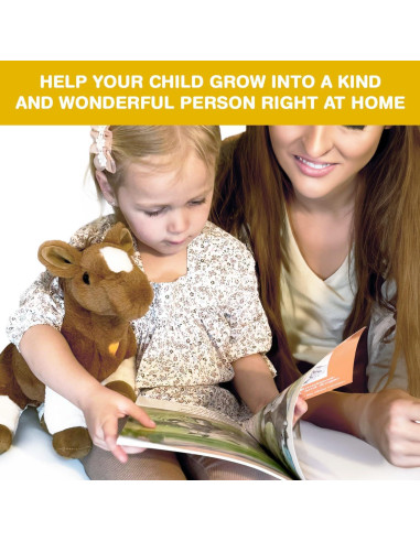 Caballo de Peluche Bene Buddies Haylo con Libro de Cuentos