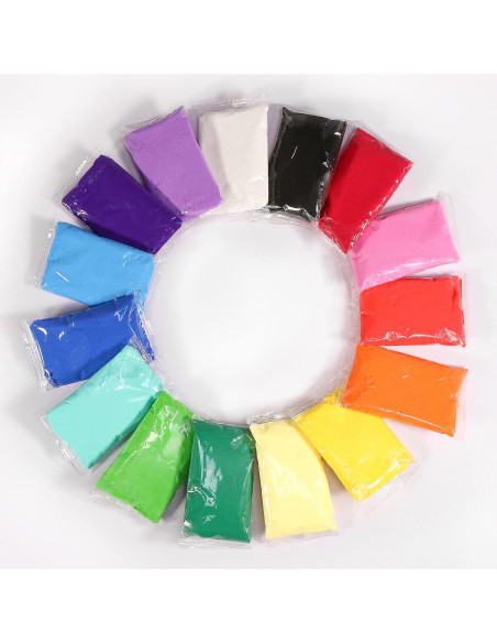 Arcilla Secada al Aire Exptolii 24 Colores para Modelar