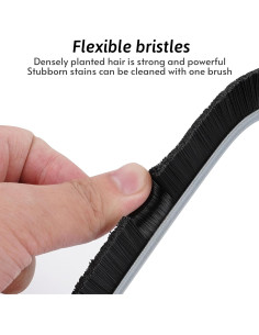 Cepillo de limpieza de ranuras Haomaomao 30 cm cerdas duras 2