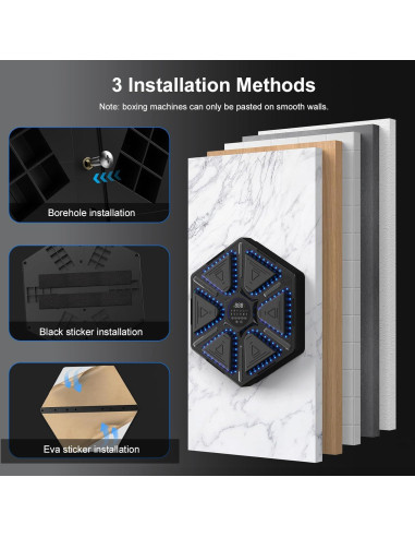 Máquina de Boxeo Musical FOOING QJ-03 con Sensor y Guantes