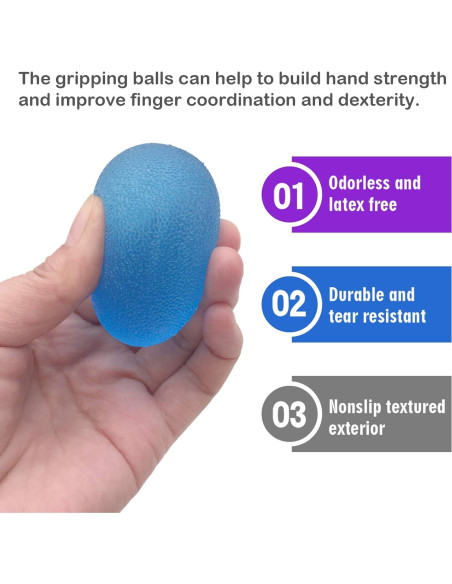 Bolas de Compresión LiteTour - 3 Piezas para Alivio de Estrés