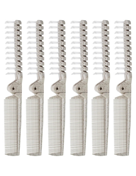 6 Piezas Cepillo de Viaje Plegable Qjaiune Antiestático