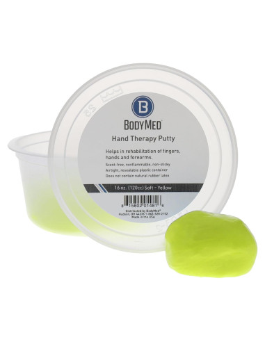 Cera de Terapia Body Sport Amarilla 16 Oz Suave Rehabilitación