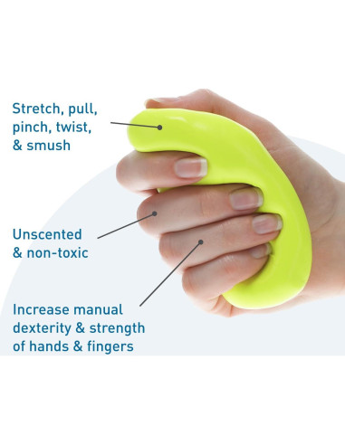 Cera de Terapia Body Sport Amarilla 16 Oz Suave Rehabilitación