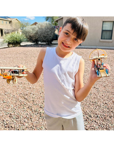 Kits STEM CYOEST para Niños 8-14 Años, Coche Solar y Más