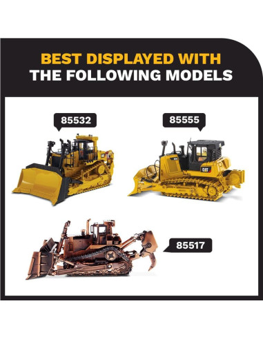 Tractor de Oruga D6 XW SU Diecast Masters 1:50 con Cuchilla