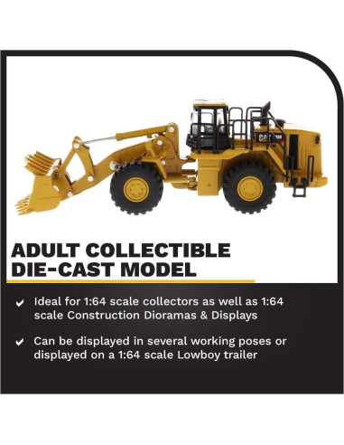Cargadora de Ruedas Diecast Masters Caterpillar 988H 1:64