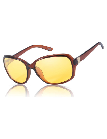 Gafas de Visión Nocturna LVIOE Amarillas Polarizadas Gafas de Visión Nocturna LVIOE Amarillas Polarizadas