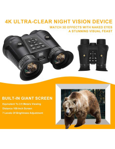 Gafas de Visión Nocturna SKIOVEMI 3D Zoom 6X Infrarrojas 2