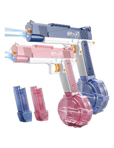 Pistola de Agua Eléctrica ELPSCGROO Recargable 500ml 9,75m