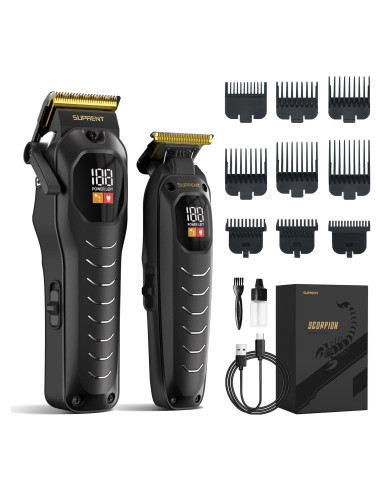 Cortadora de Cabello Inalámbrica SUPRENT HC226BX - Kit Profesional